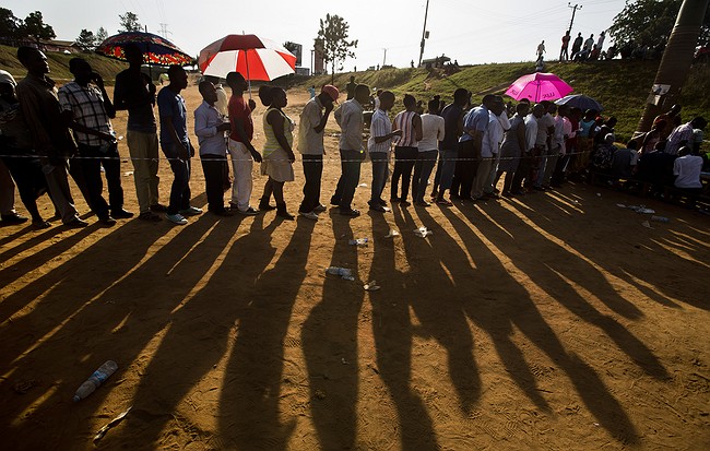 Ugandan police surround offices of main opposition leader