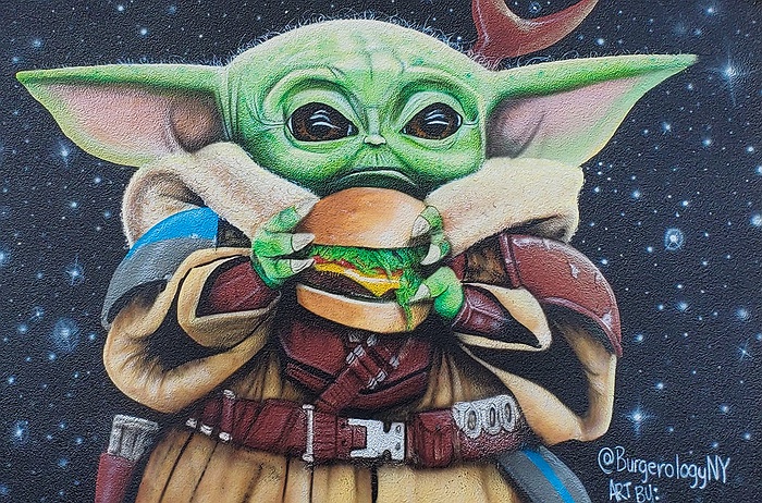 Baby yoda Krazylegs - Illustrations ART street