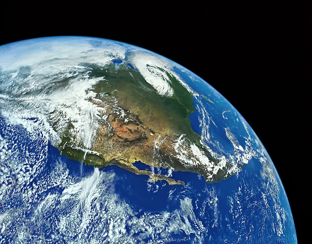 Снимок земли из космоса Россия
