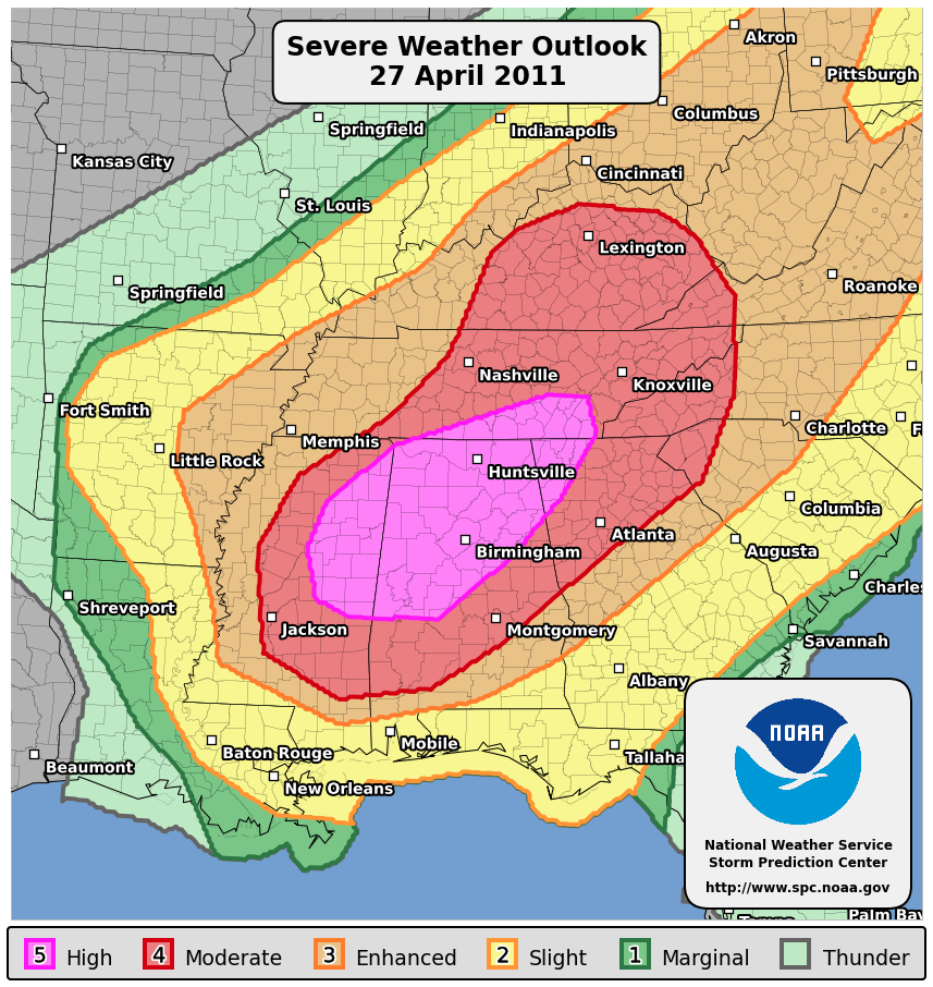 NWS Designs New Severe Weather Maps, Asks for Public Input