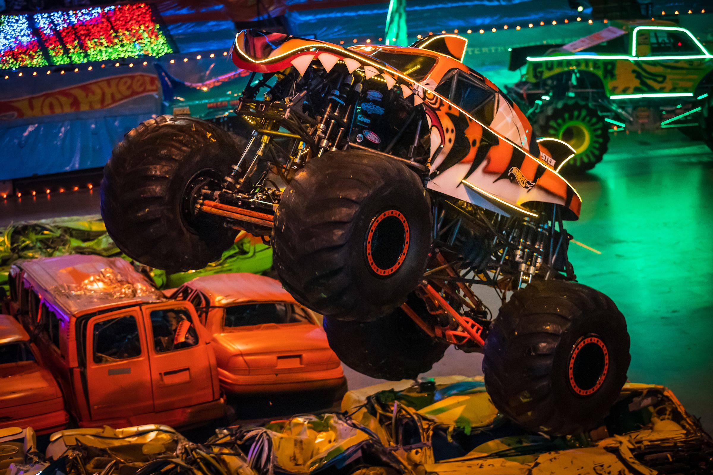 Hot Wheels Monster Trucks Live Glow Party Lights Up Nassau Coliseum