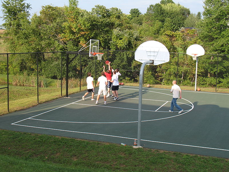 outdoor basketball courts near me open to the public