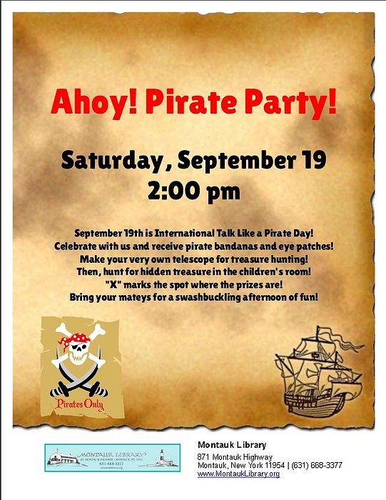 Ahoy Matey Pirate Party 8242