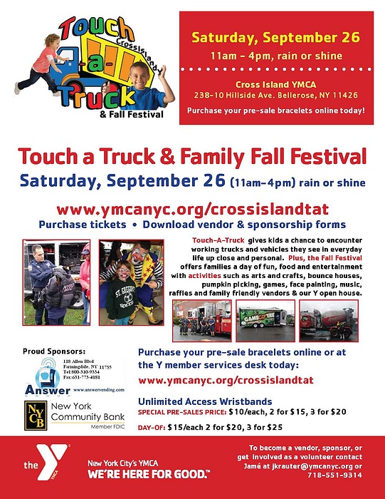 YMCA Touch a Truck & Family Fall Festival