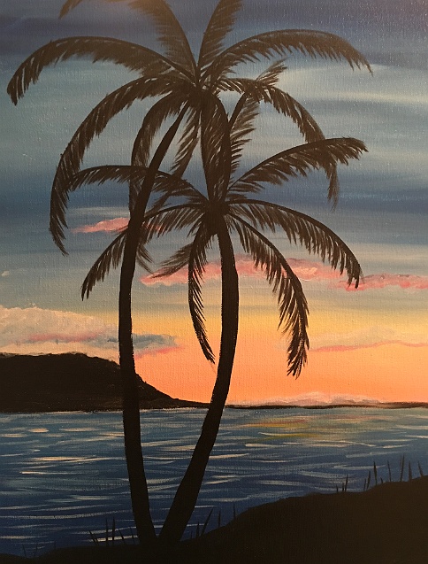 Paint Nite: Twilight Palm