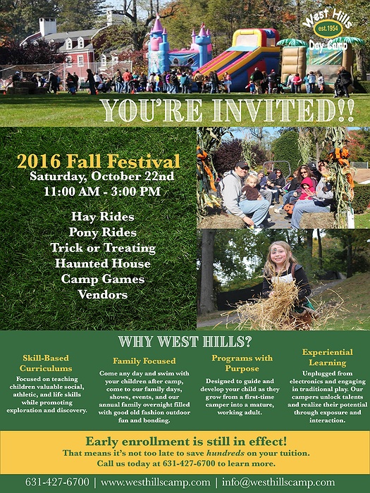 West Hills Day Camp Fall Festival
