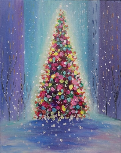 Paint Nite: Christmas In The City