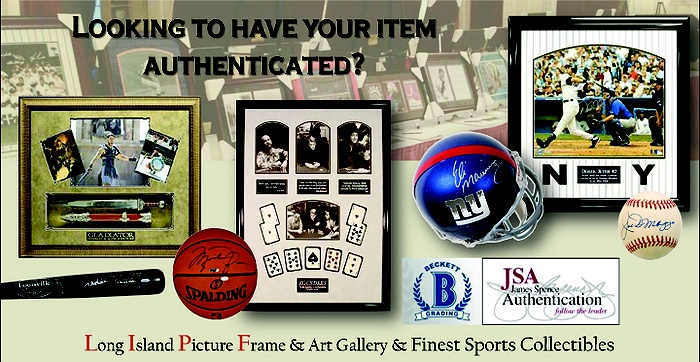 Framed Sports Memorabilia & Collectibles - Autograph Authentic