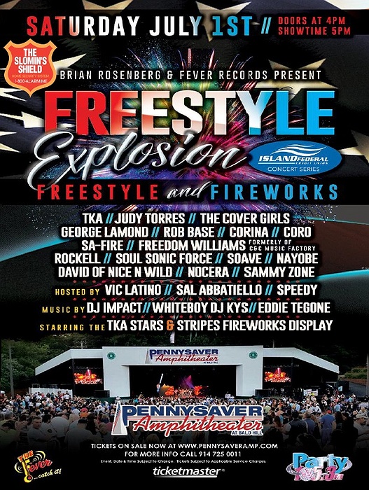 Slomin’s Presents Freestyle Explosion Concert & Fireworks