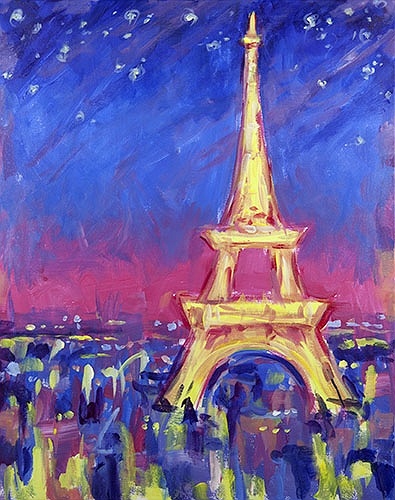 Paint Nite: Abstract Paris