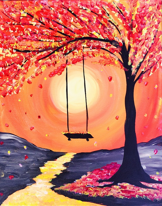 Paint Nite Whimsical Fall