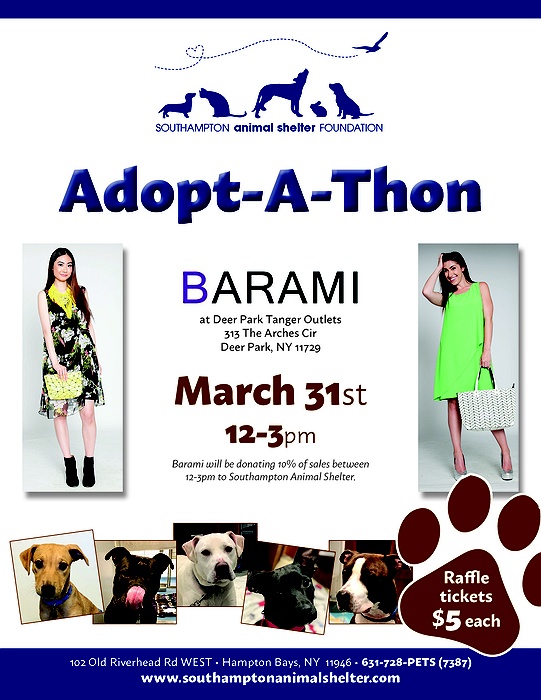 Barami & South Hampton Animal Shelter Adopt-A-Thon
