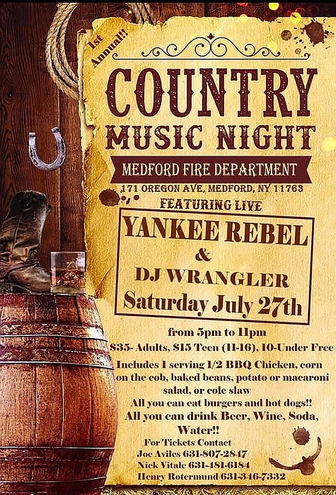 Country Music Night at Medford Fire Department