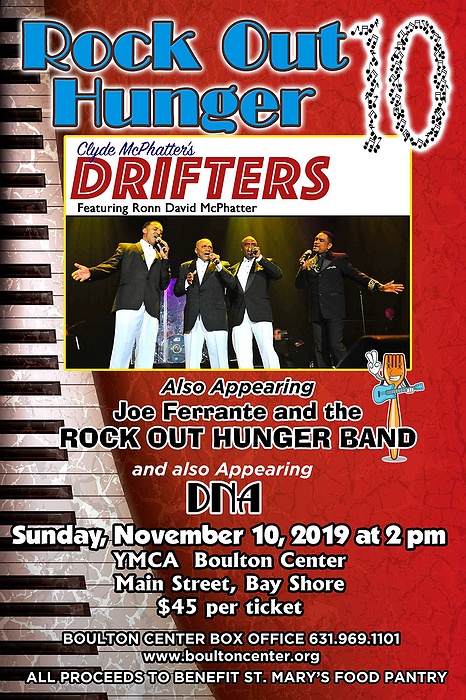 Rock Out Hunger 10 With Clyde Mcphatter S The Drifters Benefiting