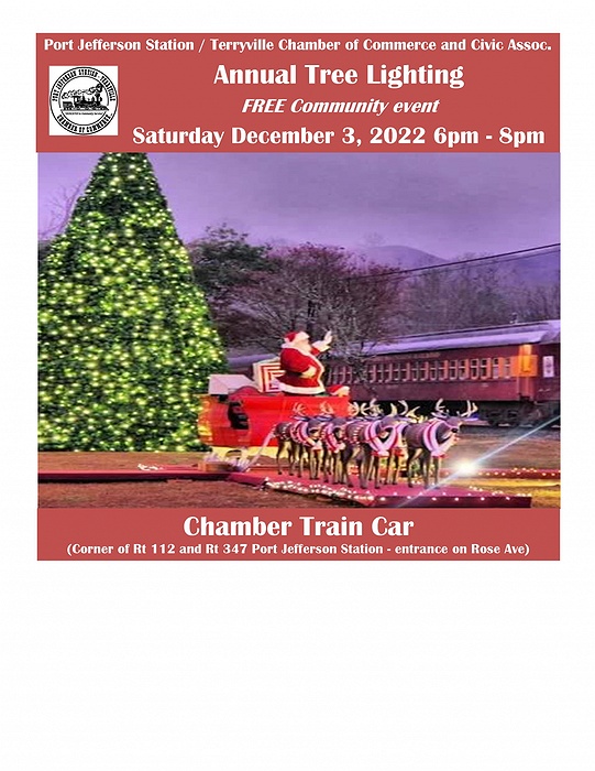 Annual Tree Lighting Port Jefferson Station/Terryville Chamber of