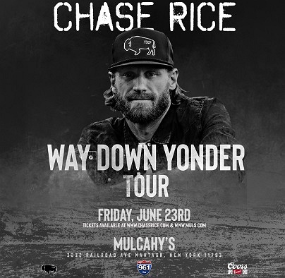 Chase Rice - Way Down Yonder Tour