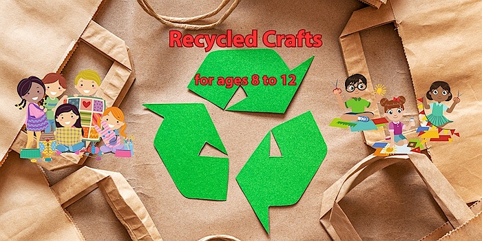 8 Kids Craft Projects From Recycled Materials