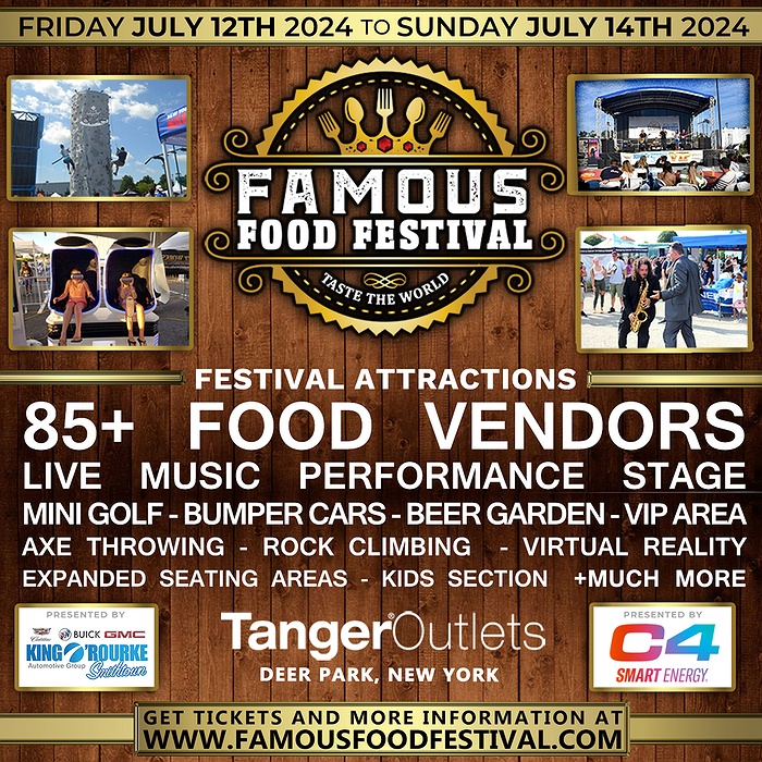 Famous Food Festival 2024 – July 12 – July 14