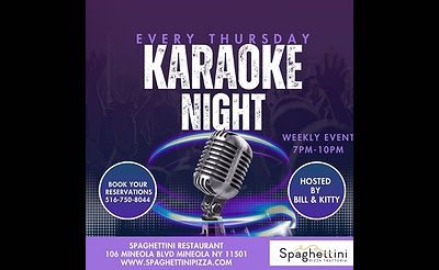 Karaoke Night at Spaghettini