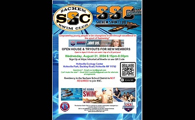 Sachem Swim Club Open House & Tryouts For New Members