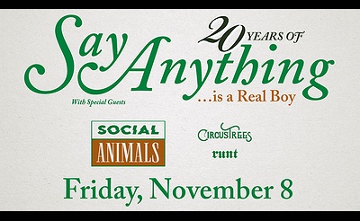 Say Anything - Is a Real Boy 20th Anniversary Tour