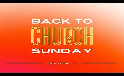 Back to Church Sunday 