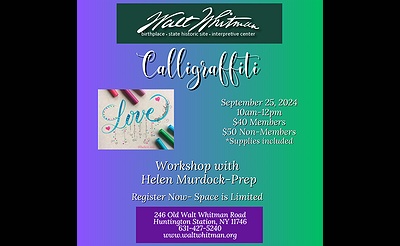 Calligraphiti with Helen Murdock Prep 