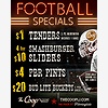 FOOTBALL DEALS! $1 Tender