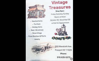 Holiday Pop Up Shop on The Nautical Mile Freeport