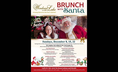 Brunch with Santa and Mrs. Claus at Windows on the Lake