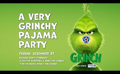 A Very Grinchy Pajama Party at the Cradle of Aviation 