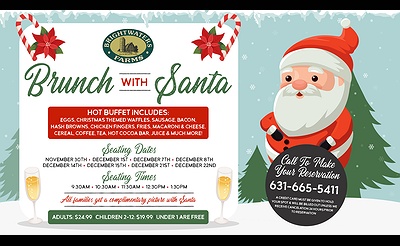 Brunch with Santa at Brightwaters Farms