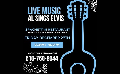 Al Sings Elvis at Spaghettini