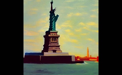 The Atelier presents an online lecture, “Lady Liberty as Ed Hopper's Muse” on Wednesday, January 22nd, 7PM