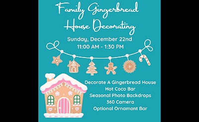 Family Gingerbread House Decorating