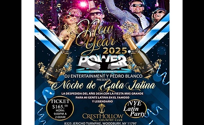 Latin New Year's Eve Party - Noche de Gala Latina NYE 2025