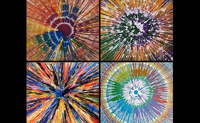 Create a Giant SpinArt Painting!