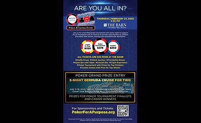 Poker for a Purpose and Casino Event to Benefit People with Developmental Disabilities