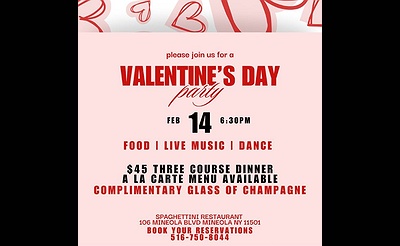 Valentine's Day at Spaghettini