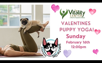 Puppy Yoga at Vitality Center