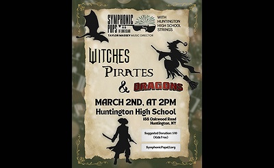 Symphonic Pops of Long Island presents Witches, Pirates & Dragons