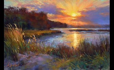 Painting Sky & Water with Soft Pastels” an in-person 2-day workshop instructed by Lana Ballot, Saturday, April 5th and Sunday April 6th, 10AM-4PM