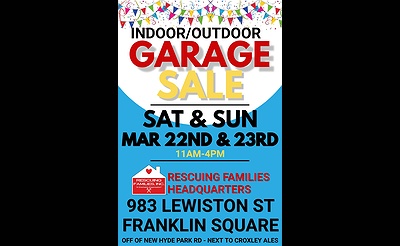 HUGE GARAGE SALE (INDOOR & OUTDOOR)