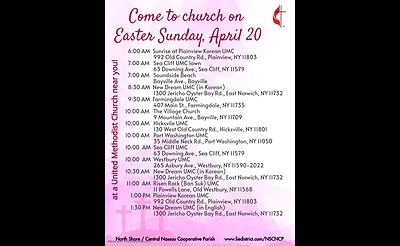 Easter Service, Hicksville